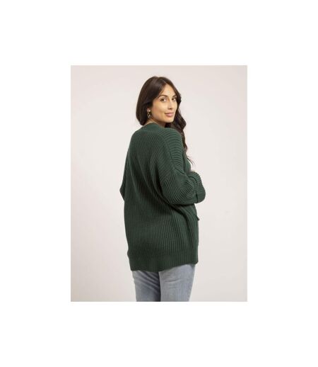 Gilet mi-long ouvert KIRSTEN - Dona X Lisa