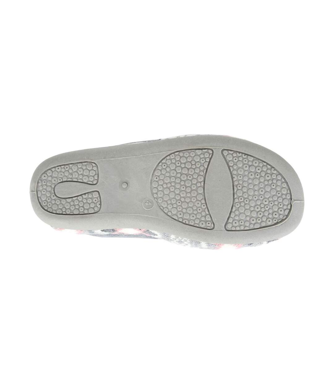 Chaussons Motif/style Papillons Tessa Femme Gris Sleepers-2