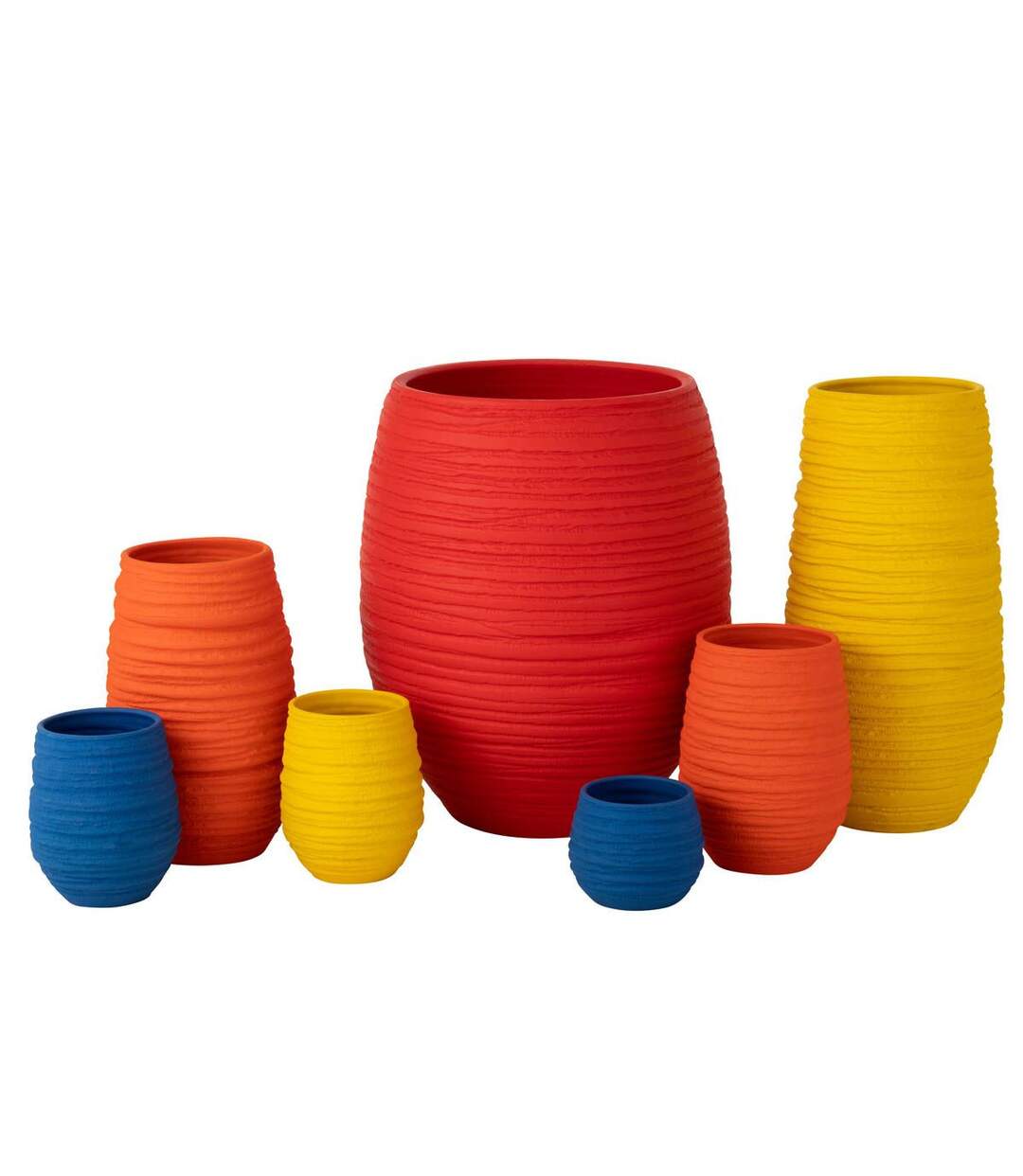Vase en Céramique Fiesta 30cm Orange-4