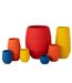 Vase en Céramique Fiesta 30cm Orange-4