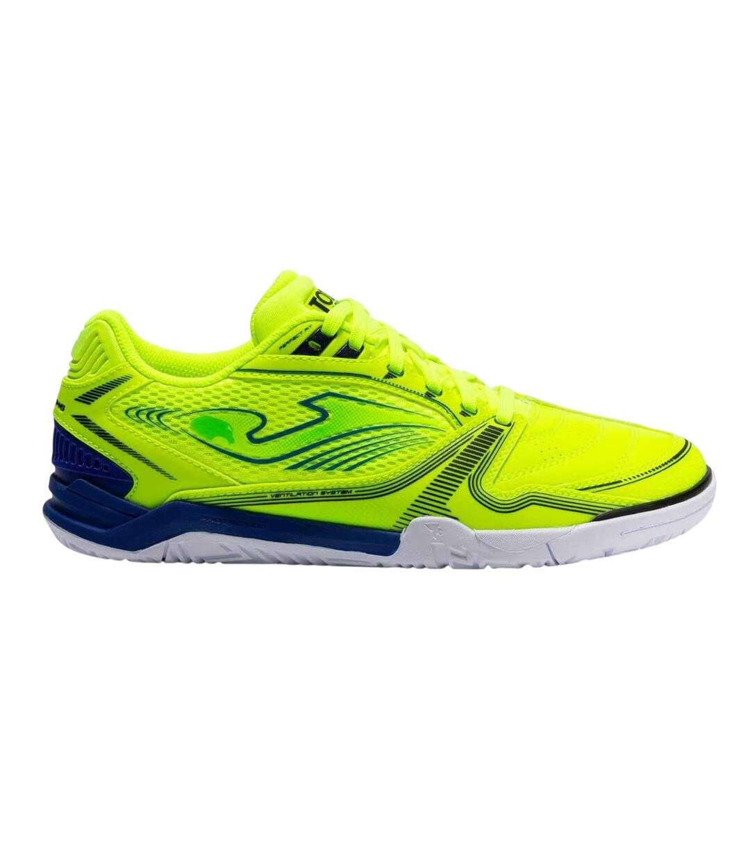Baskets De Foot En Salle Motif/style Dribble Dribling Homme Jaune Fluo Joma-1