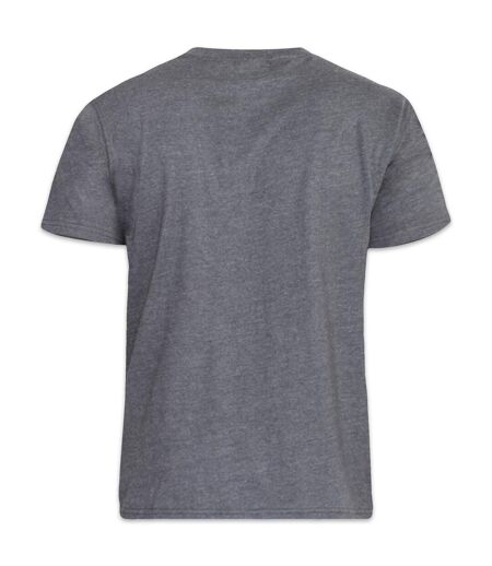 Duke Mens Flyers-2 Kingsize Crew Neck T-Shirt (Charcoal Melange) - UTDC170