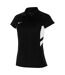 Polo Manches Raglan Femme Noir Blanc Nike-3