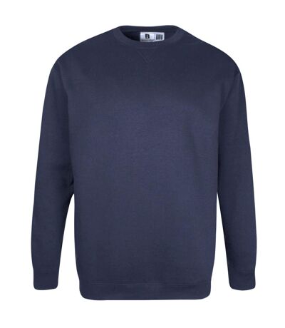 Duke Mens Rockford Kingsize Sweat Crew Neck Jumper (Navy) - UTDC105