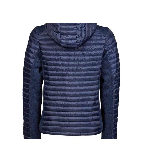 Doudoune Matelassée Femme Bleu Marine Bleu Marine Chiné Tee Jays
