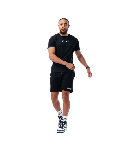 Hype Mens T-Shirt & Shorts Set (Black) - UTHY6598