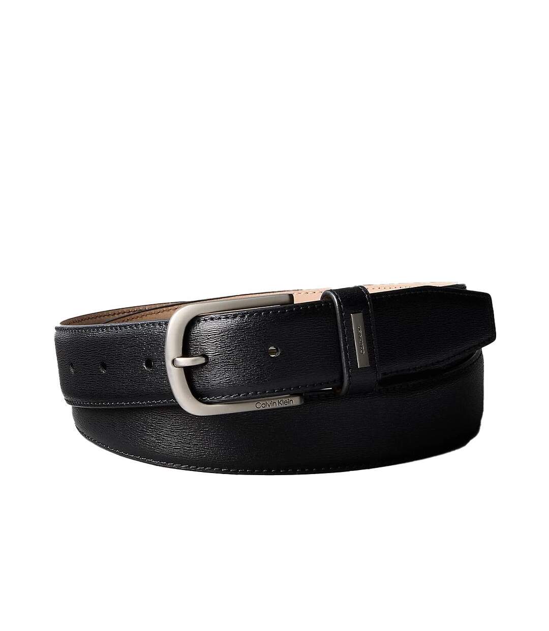 Ceinture noir calvin klein jeans casual pin buckle 32-1