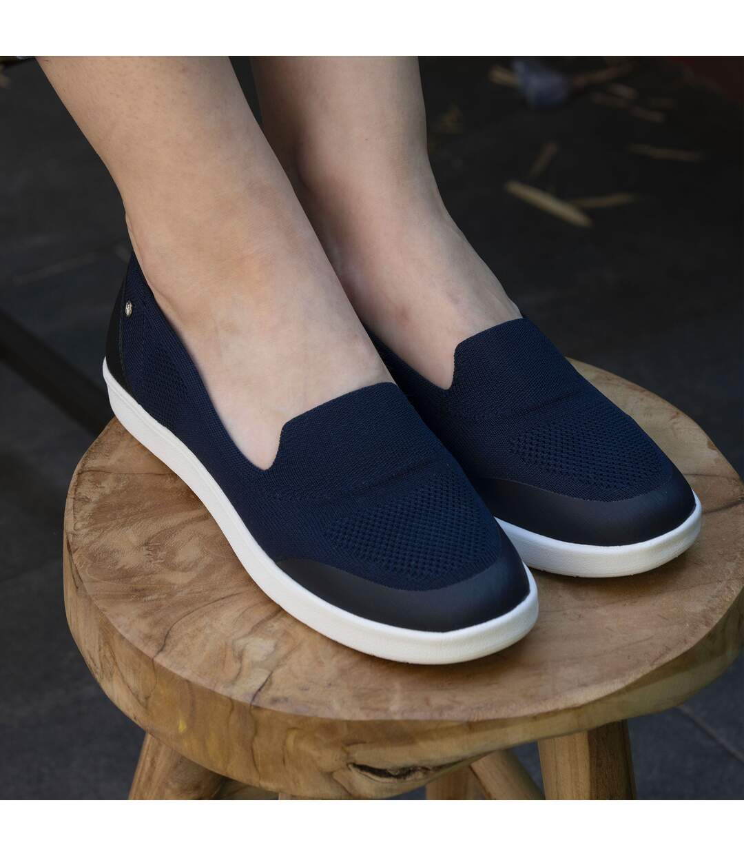 Isotoner Ballerines femme slip on, souple et léger-2
