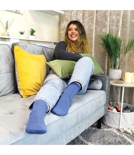 Lot de 6 paires de chaussettes en mélange de bambou et de laine pour femme