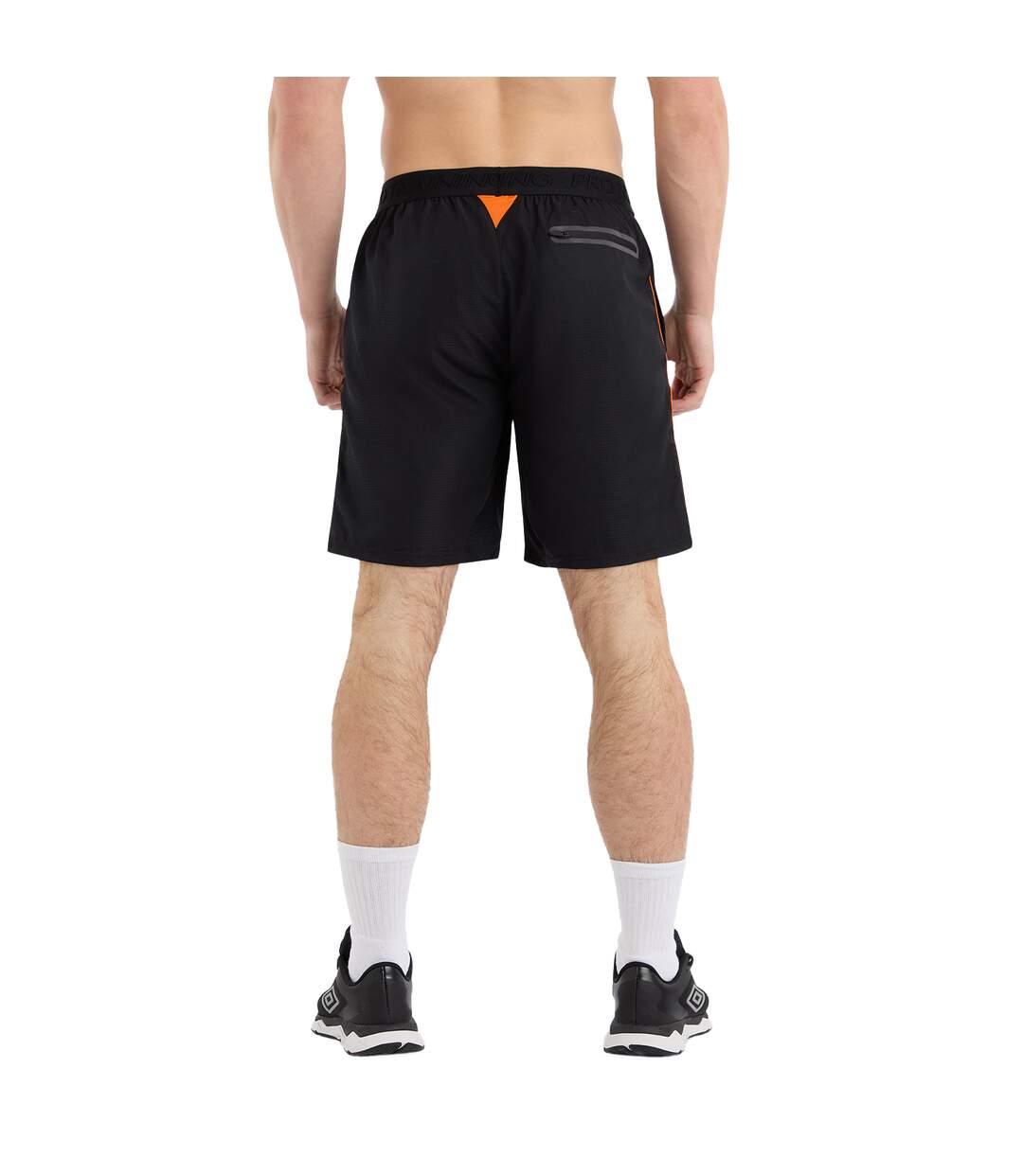 Mens pro training woven shorts black/dragonfly Umbro-2