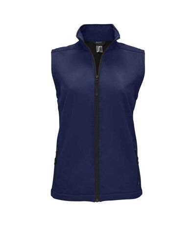 SOLS Womens/Ladies Race Softshell Vest (French Navy)