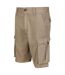 Short À Poches Motif/style Rétro Shorebay Homme Beige Foncé Regatta-3