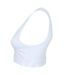 Haut Court Fashion Femme Blanc Skinni Fit-3