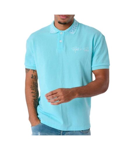 Polo Turquoise Homme Project X Paris Basic - XS