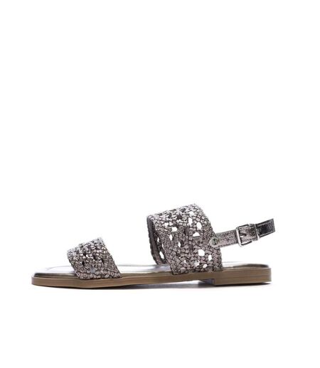 Sandales argenté femme xti plomb
