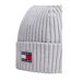 Bonnet Motif/style Logo Et Drapeau Gris Tommy Jeans-4