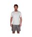 Ensemble de pyjama court homme blanc/gris clair Light And Shade