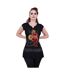 Mini robe shenlong femme noir Spiral Direct-2