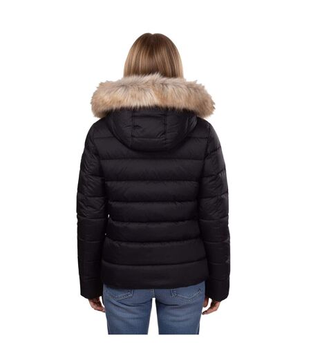 Doudoune Motif/style Matelassé Femme Noir Tommy Jeans