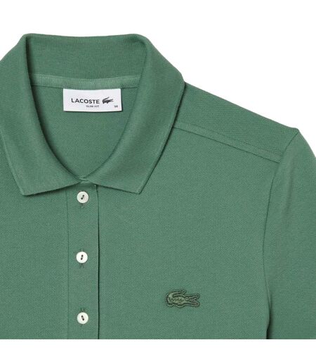 Polo l.12.d femme vert Lacoste