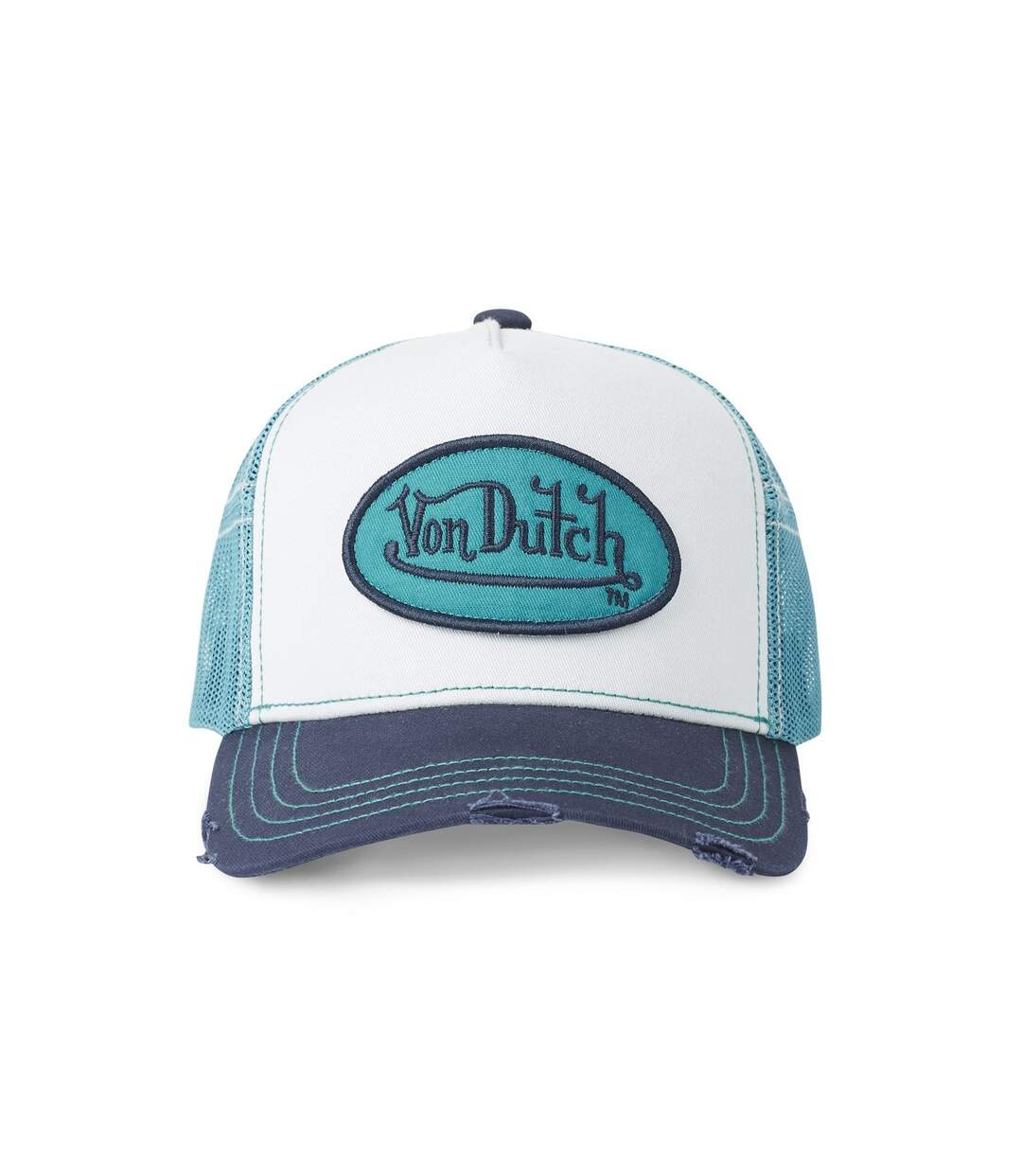 Casquette Trucker avec filet Blu Camouflage Vondutch-2