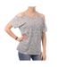 T-shirt Gris Femme Teddy Smith Tryno - S