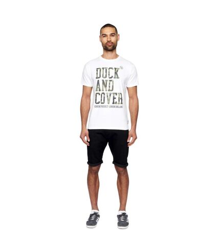 T-shirt carrillo homme blanc Duck and Cover