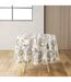 Nappe Ronde Antitache Imprimé Natane 180cm Naturel-1