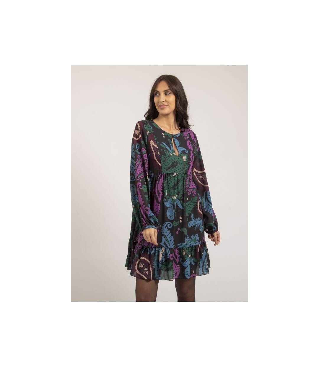 Robe courte motifs ILLONA - Dona X Lisa