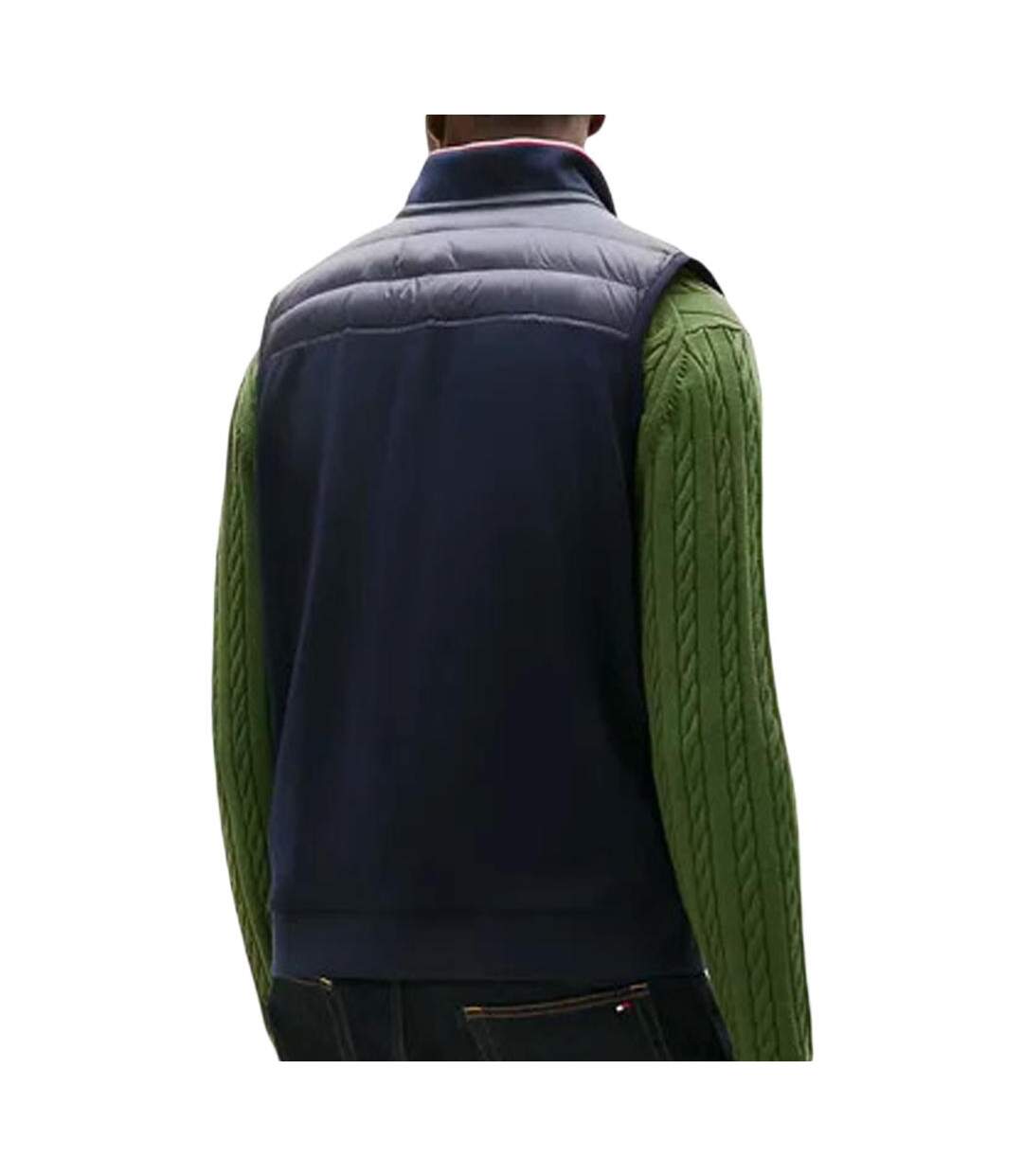 Doudoune sans manches marine homme tommy hilfiger mix medias-2