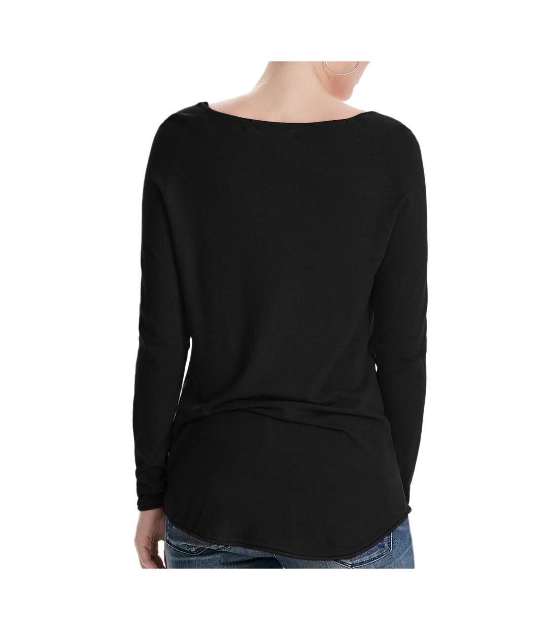 Pull noir femme only mila lacy - l-2