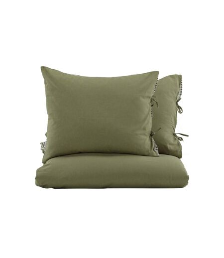 Parure de Lit 3 Pièces Jenna 240x220cm Vert