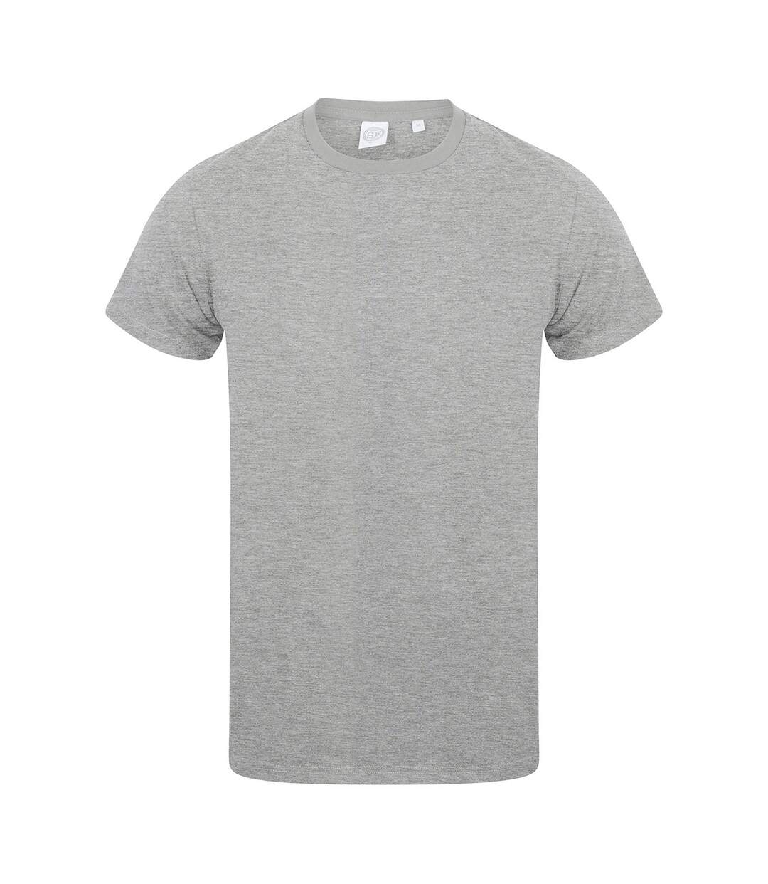 T-shirt feel good homme gris chiné Skinni Fit