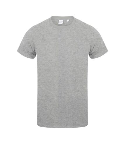 Skinni Fit - T-shirt FEEL GOOD - Homme (Gris chiné) - UTPC6212