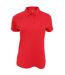 Fruit Of The Loom Womens/Ladies Moisture Wicking Lady-Fit Performance Polo Shirt (Red)