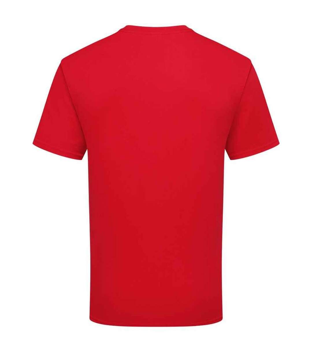 T-shirt unisexe en coton pour adultes rouge Fruit of the Loom-2