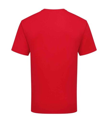 T-shirt unisexe en coton pour adultes rouge Fruit of the Loom