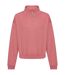Awdis Womens/Ladies Cropped Sweatshirt (Dusty Rose) - UTPC5048