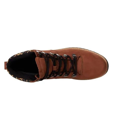 Womens/ladies Mojave Suede Ankle Boots Dark Ember Toms