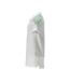Unisex Adult Food & Care Polo Shirt White Grass Green Mascot-2
