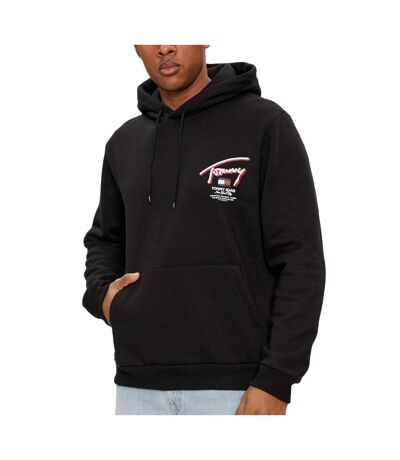 Sweat à Capuche Noir Homme Tommy Hilfiger Reg Street - XXL