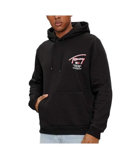 Sweat à Capuche Noir Homme Tommy Hilfiger Reg Street - XXL