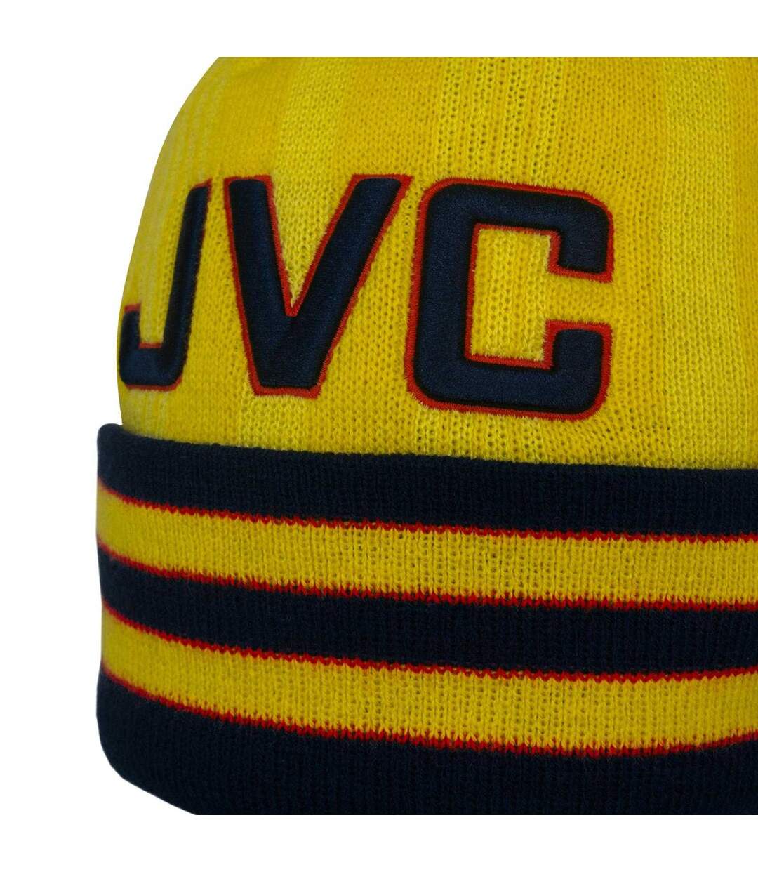 Gunners 1989 Away Kit Bobble Beanie Yellow Black Fan Originals-3