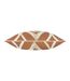 Cape ikat reversible cushion cover 50cm x 50cm rust Wylder