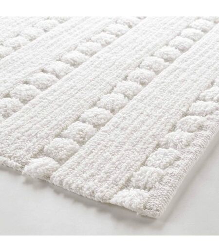 Tapis de Bain Jacquard Cleonis 50x80cm Blanc