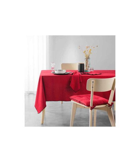 Lot de 3 Serviettes de Table Mistraline 40x40cm Bordeaux