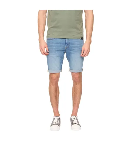 Mens Zeki Shorts Light Wash Duck And Cover