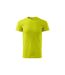 Mens Heavy New T-shirt Lime Green Malfini-2