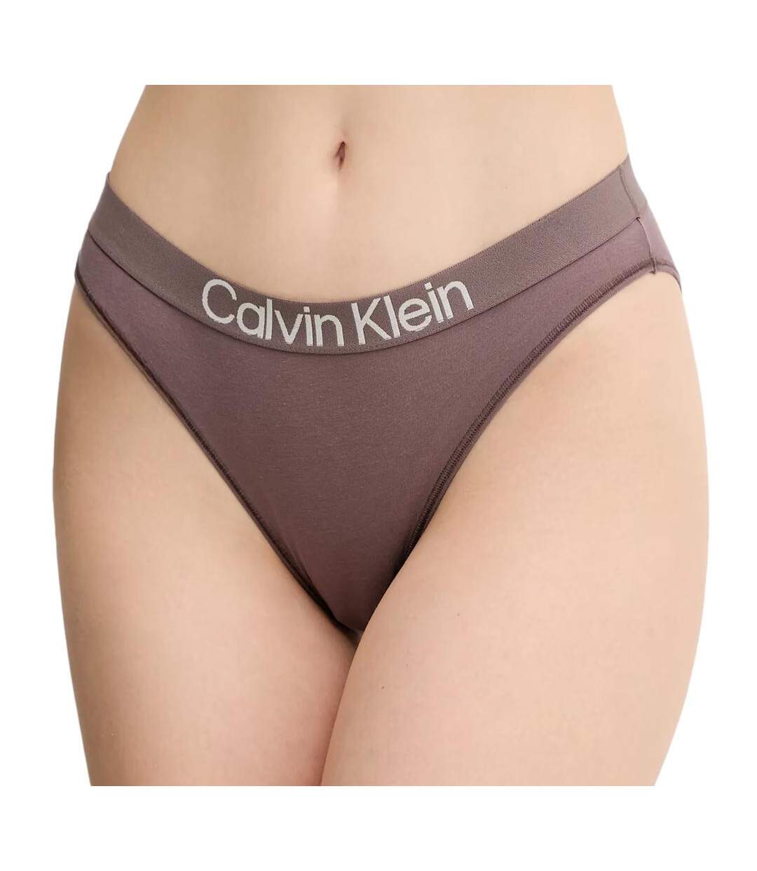 Culotte marron femme calvin klein jeans bikini-1