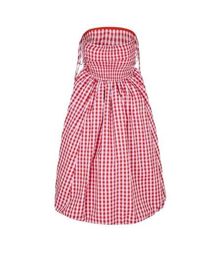 Womens/ladies Alexa Midi Dress Check AmyLynn